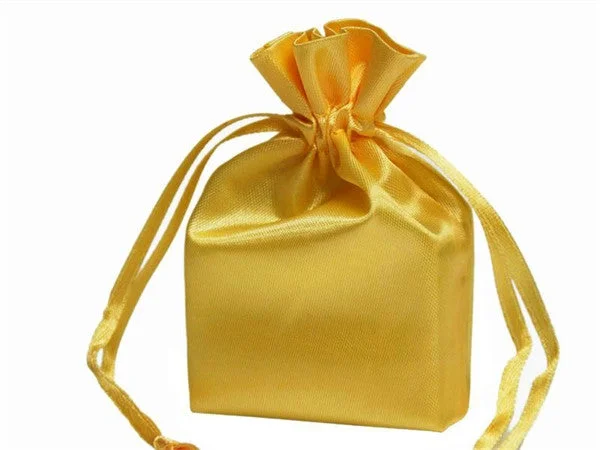 Metallic foil shopping and gift bags with holographic effects for festive occasions3X4 Gold Elegant Satin Bags - 12 pcs Metallic foil shopping and gift bags with holographic effects for festive occasions3X4 Gold Elegant Satin Bags - 12 pcs