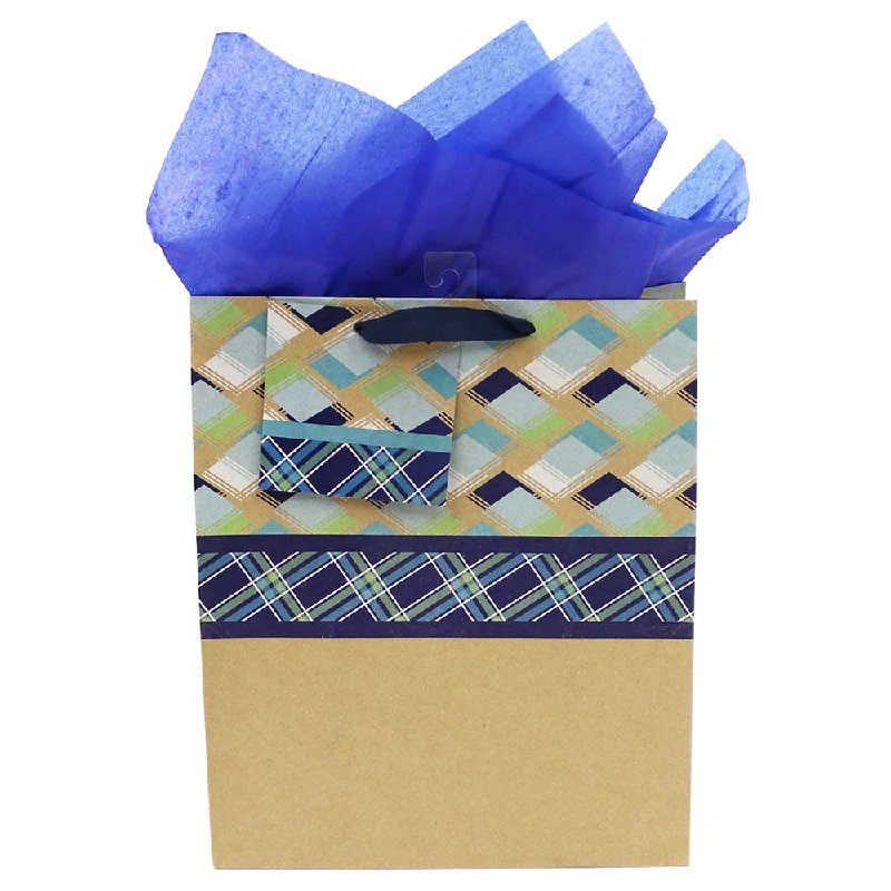 Miniature shopping and gift bags made of satin for small trinkets and jewelryIcoloris Grande (Large) Geostory On Kraft Gift Bag, 1 Design Miniature shopping and gift bags made of satin for small trinkets and jewelryIcoloris Grande (Large) Geostory On Kraft Gift Bag, 1 Design