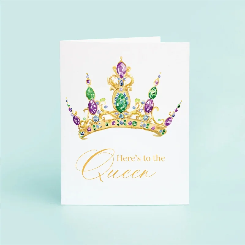 Colorful paper shopping and gift bags with intricate embossed patterns for party favorsMardi Gras Queen Crown Greeting Card Colorful paper shopping and gift bags with intricate embossed patterns for party favorsMardi Gras Queen Crown Greeting Card