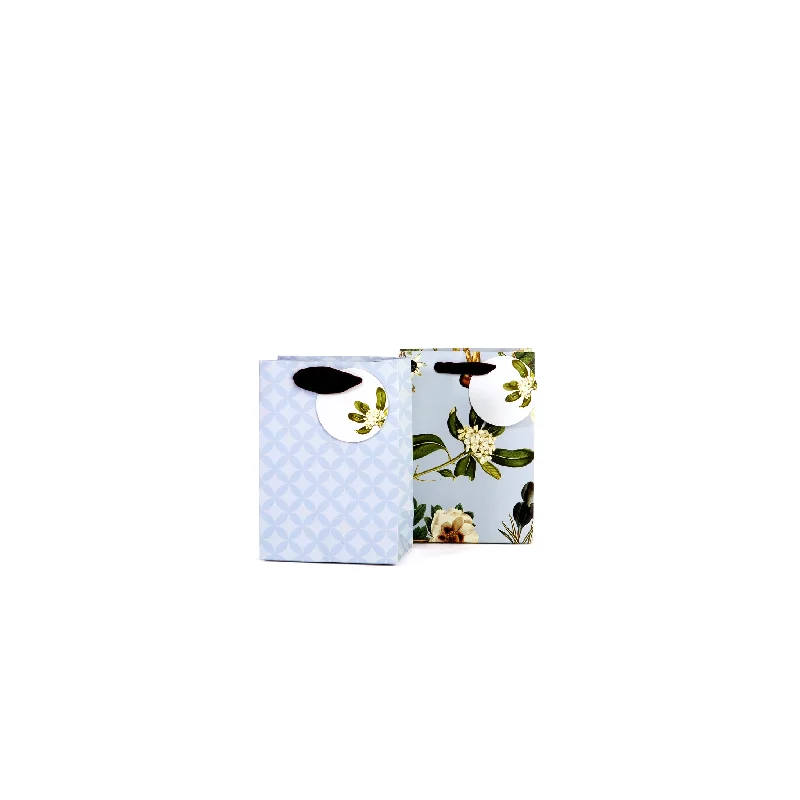 Luxury leather shopping and gift bags with gold - plated hardware for high - end presentsGardenia Small Gift Bags Luxury leather shopping and gift bags with gold - plated hardware for high - end presentsGardenia Small Gift Bags
