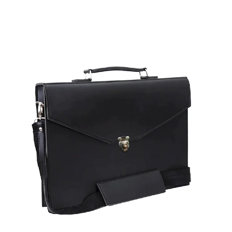 Leather laptop bag with hand-stitched details for a luxury touchBROOKS BLACK