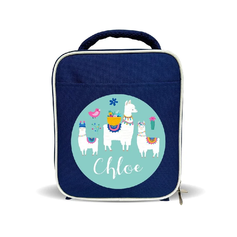 Designer lunch bags with a high - end brand logo for luxury usersLlama Lunch Bag