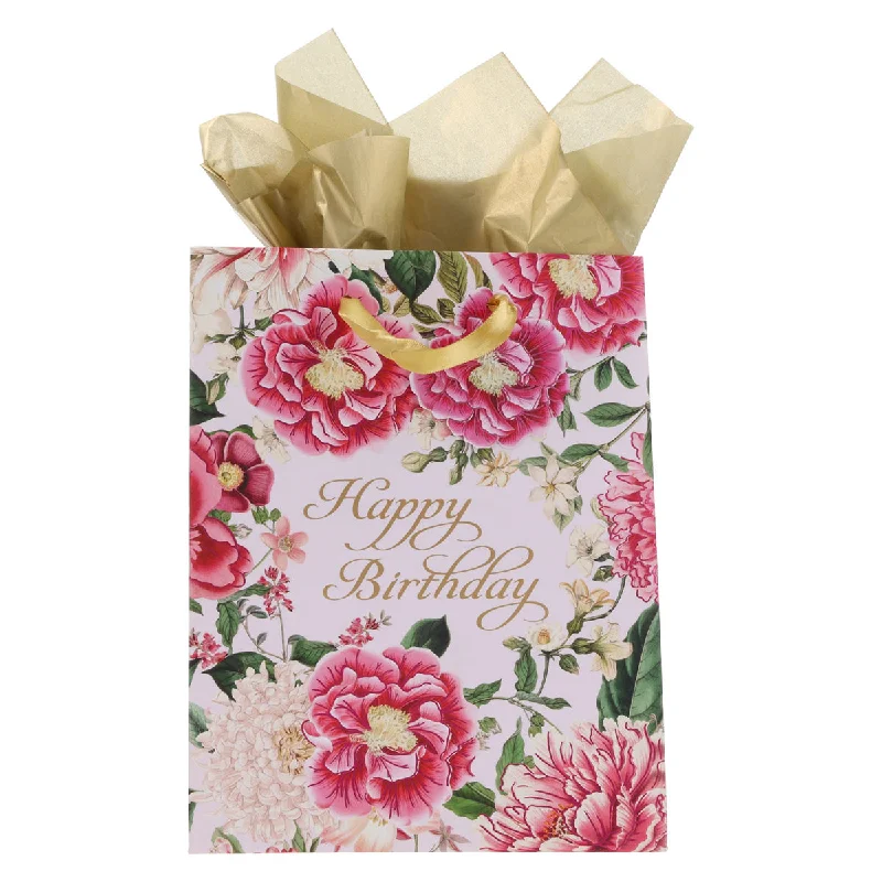 Waterproof nylon shopping and gift bags for outdoor giftsDelight Yourself in the Lord - Happy Birthday Medium Gift Bag with Gift Tag Waterproof nylon shopping and gift bags for outdoor giftsDelight Yourself in the Lord - Happy Birthday Medium Gift Bag with Gift Tag