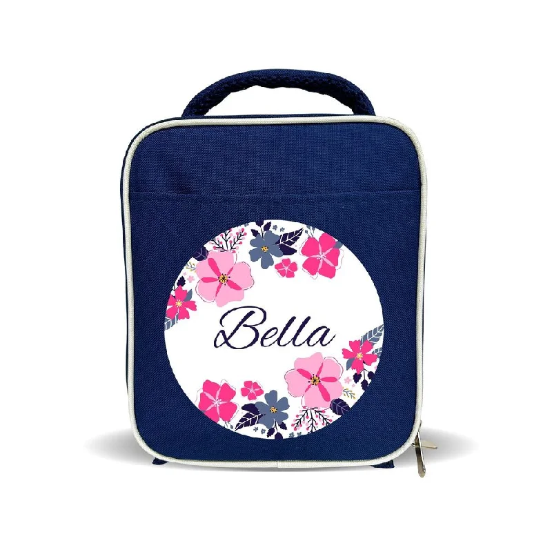 Waterproof and stain - resistant lunch bags for messy eatersFlowers Lunch Bag