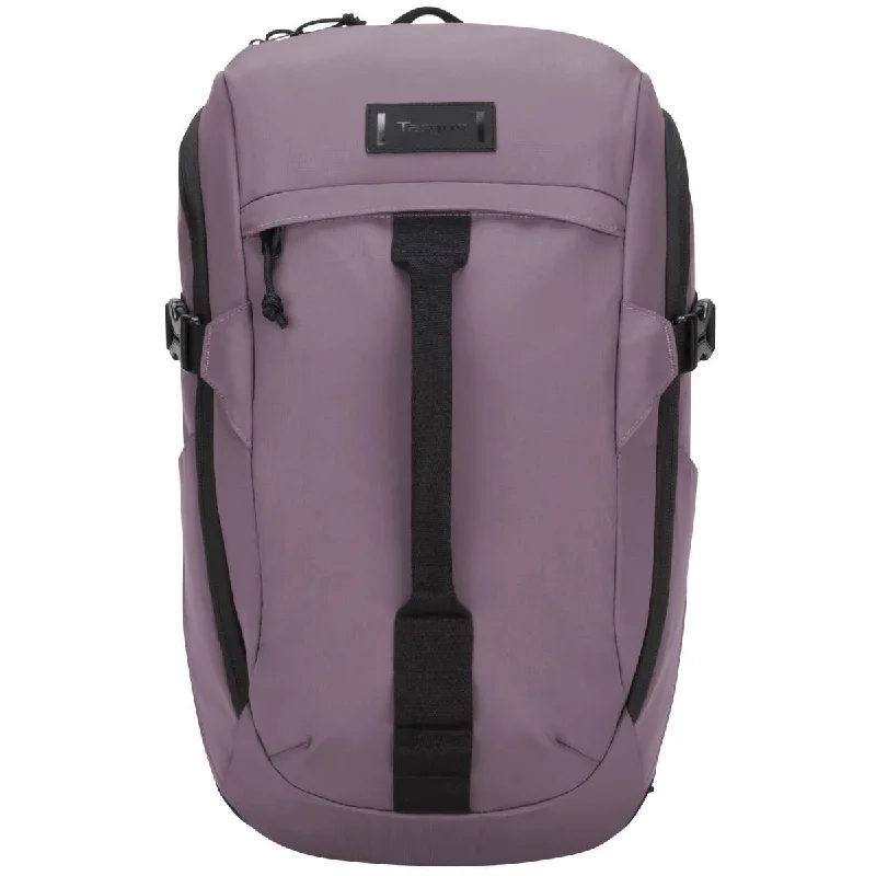 Vintage-style canvas laptop bag with brass hardware for a classic lookSol-Lite 14" Laptop Backpack - Rice Purple