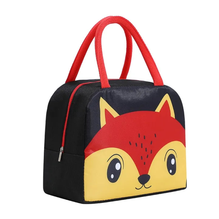 Lunch bags with a removable and washable liner for easy cleaningAluminum foil thick thermal insulation bag for kids (Fox) 1 pc Lunch bags with a removable and washable liner for easy cleaningAluminum foil thick thermal insulation bag for kids (Fox) 1 pc
