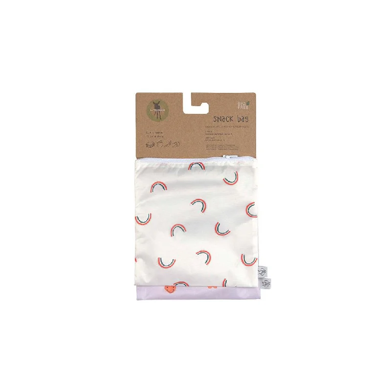 Designer lunch bags with a high - end brand logo for luxury usersLassig Snack Bag - Happy Rascals - Hearts Lavender Designer lunch bags with a high - end brand logo for luxury usersLassig Snack Bag - Happy Rascals - Hearts Lavender