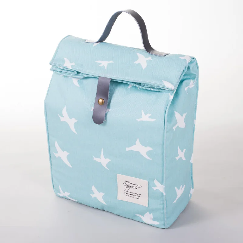Lunch bags with a separate compartment for drinks and utensilsSagano