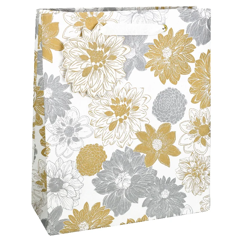 Waterproof nylon shopping and gift bags for outdoor giftsElegant Floral Large Gift Bag Waterproof nylon shopping and gift bags for outdoor giftsElegant Floral Large Gift Bag