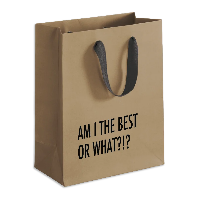 Large - capacity plastic shopping and gift bags with reinforced handles for bulk purchasesAm I The Best Gift Bag Large - capacity plastic shopping and gift bags with reinforced handles for bulk purchasesAm I The Best Gift Bag