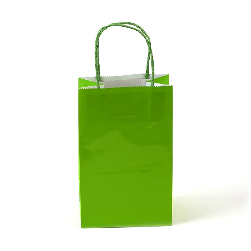 Quilted shopping and gift bags with a soft texture for delicate giftsNarrow Medium Lime Green Gift Bag (Color Savvy) Quilted shopping and gift bags with a soft texture for delicate giftsNarrow Medium Lime Green Gift Bag (Color Savvy)