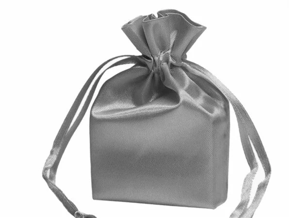 Hand - painted ceramic shopping and gift bags for artisanal gifts5x7 Silver Elegant Satin Bags - 12 pcs Hand - painted ceramic shopping and gift bags for artisanal gifts5x7 Silver Elegant Satin Bags - 12 pcs
