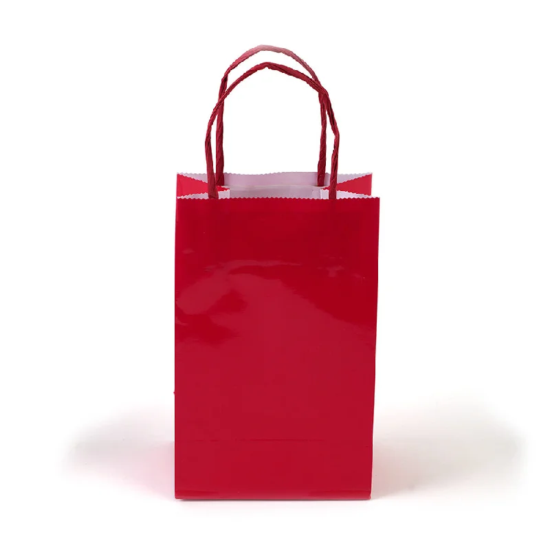 Reusable canvas shopping and gift bags with custom - printed logos for corporate giftsNarrow Medium Ruby Red Gift Bag Reusable canvas shopping and gift bags with custom - printed logos for corporate giftsNarrow Medium Ruby Red Gift Bag