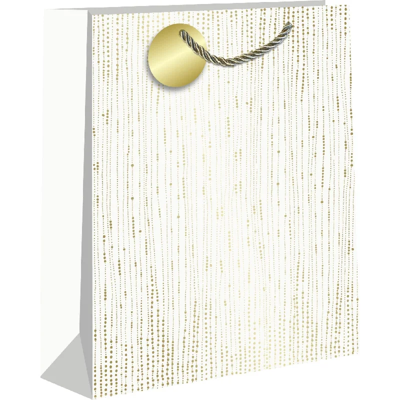 Monogrammed shopping and gift bags with personalized initials for a unique touchGold Dots Medium Gift Bag Monogrammed shopping and gift bags with personalized initials for a unique touchGold Dots Medium Gift Bag