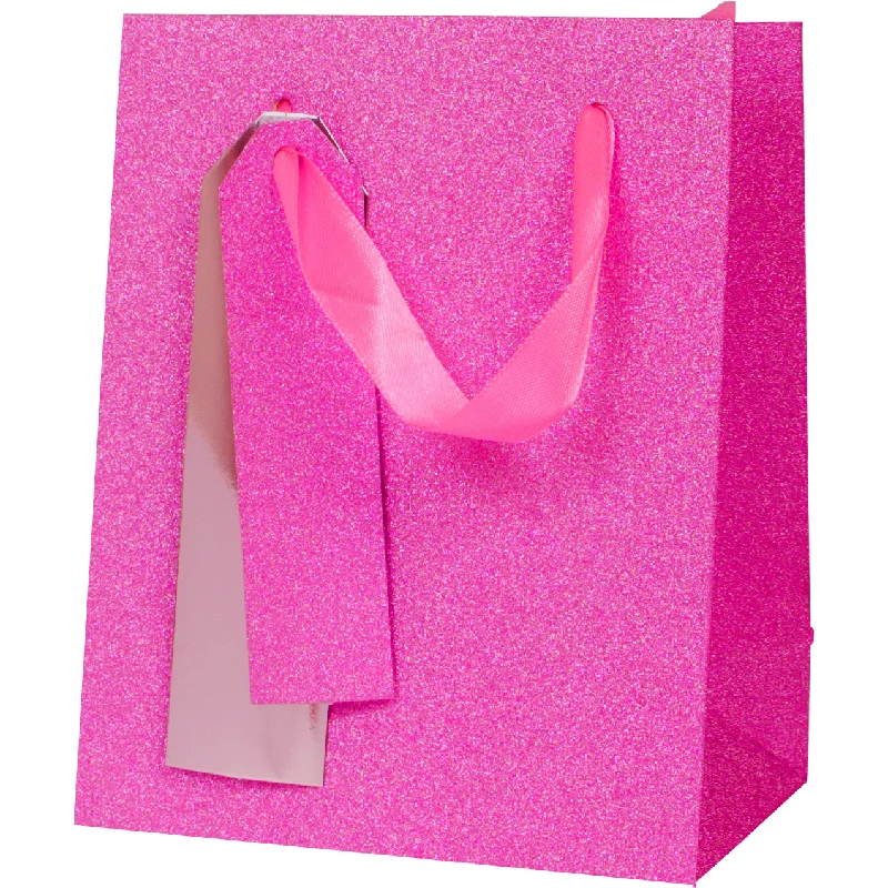 Colorful paper shopping and gift bags with intricate embossed patterns for party favorsHot Pink Medium Gift Bag Colorful paper shopping and gift bags with intricate embossed patterns for party favorsHot Pink Medium Gift Bag