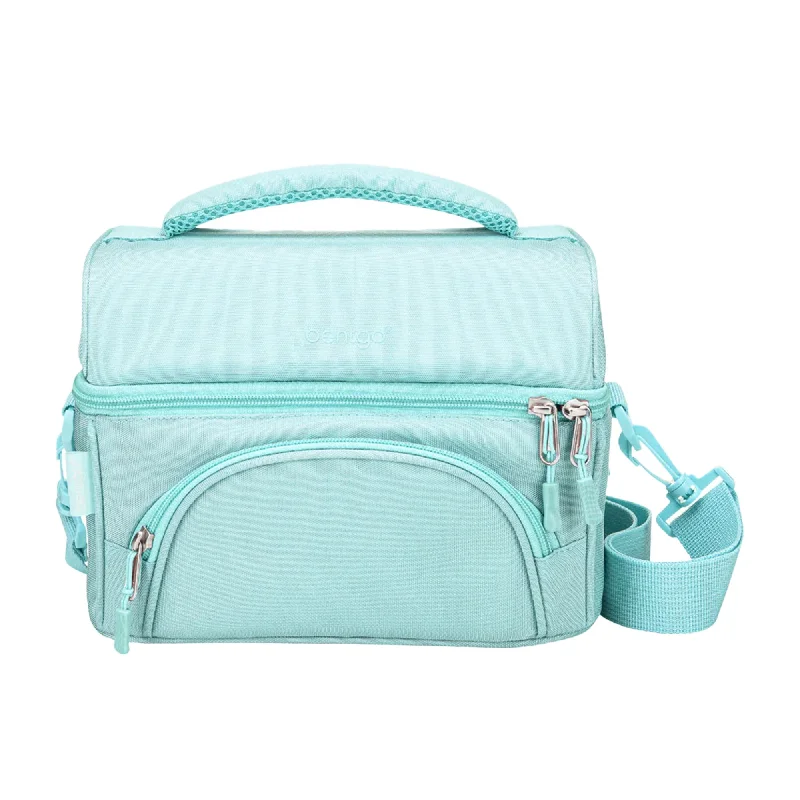 Lunch bags with a reflective exterior for increased visibilityBentgo Deluxe Lunch Bag Coastal Aqua Lunch bags with a reflective exterior for increased visibilityBentgo Deluxe Lunch Bag Coastal Aqua