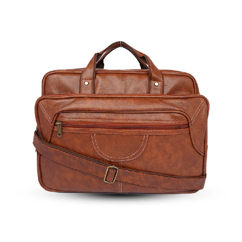Laptop bag with a separate compartment for tablets and accessoriesLFO Stylish Tan Leather Laptop Office Bag Laptop bag with a separate compartment for tablets and accessoriesLFO Stylish Tan Leather Laptop Office Bag