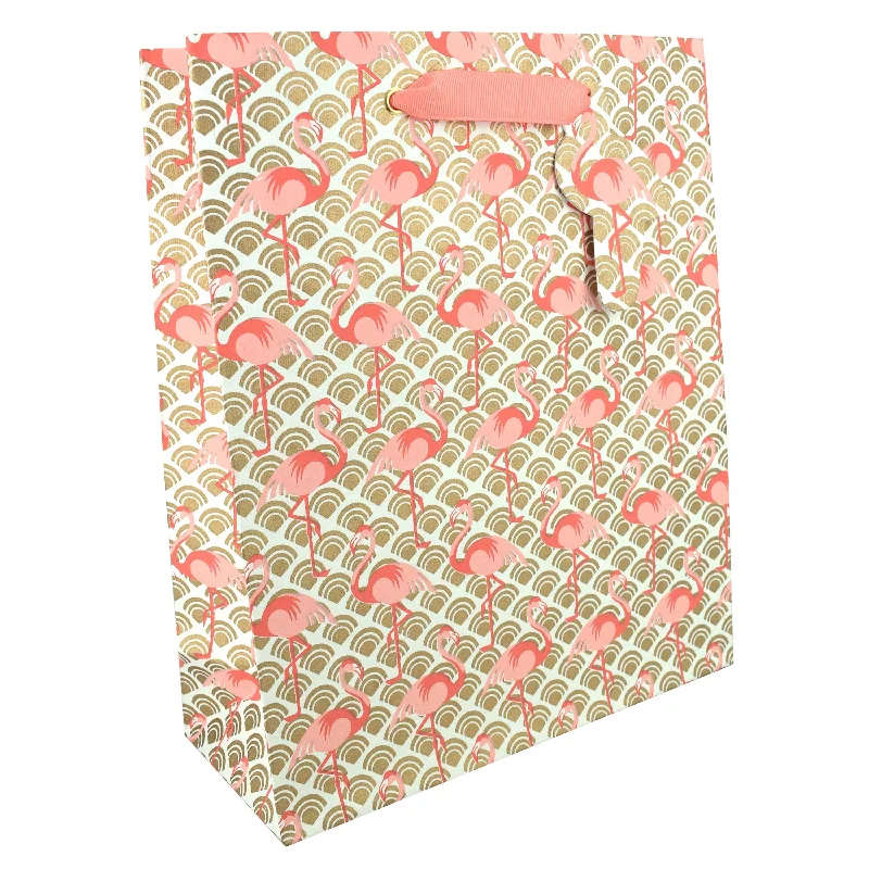 Monogrammed shopping and gift bags with personalized initials for a unique touchFlamingo Large Gift Bag Monogrammed shopping and gift bags with personalized initials for a unique touchFlamingo Large Gift Bag