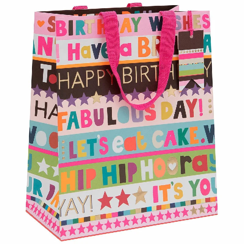 Quilted shopping and gift bags with a soft texture for delicate giftsGift Bag Large - Fabulous Pink Quilted shopping and gift bags with a soft texture for delicate giftsGift Bag Large - Fabulous Pink