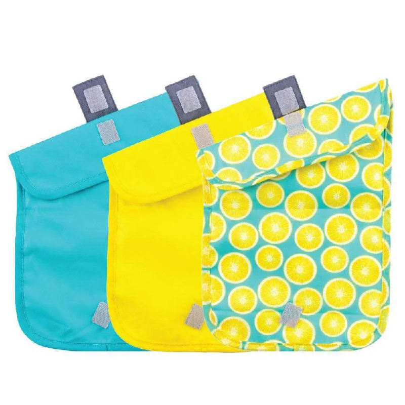 Waterproof nylon lunch bags with a thermal layer for outdoor picnicsChico Bag Snack Time 3 Pack - Lemon Waterproof nylon lunch bags with a thermal layer for outdoor picnicsChico Bag Snack Time 3 Pack - Lemon