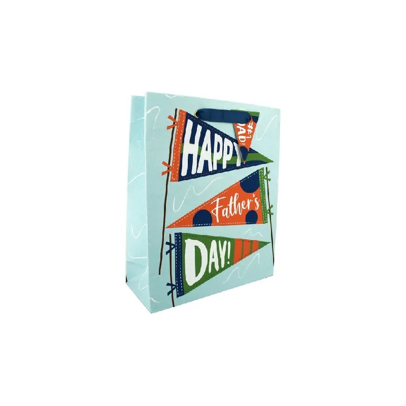 Luxury leather shopping and gift bags with gold - plated hardware for high - end presentsFlag Large Gift Bag Father's Day Luxury leather shopping and gift bags with gold - plated hardware for high - end presentsFlag Large Gift Bag Father's Day