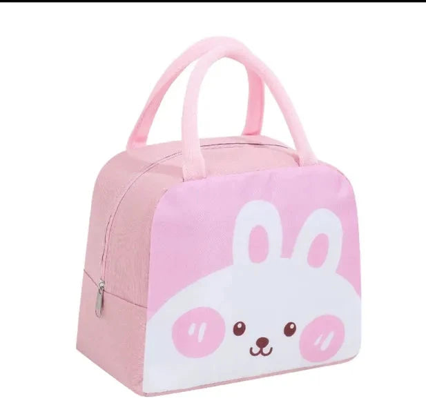 Designer lunch bags with a high - end brand logo for luxury usersAluminum foil thick thermal insulation bag for kids (Pink rabbit) 1 pc Designer lunch bags with a high - end brand logo for luxury usersAluminum foil thick thermal insulation bag for kids (Pink rabbit) 1 pc