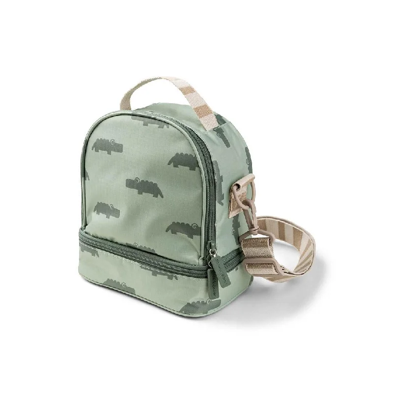 Foldable lunch bags with a compact design for easy storage at homeDone by Deer Kids Insulated Lunch Bag - Green - Croco Foldable lunch bags with a compact design for easy storage at homeDone by Deer Kids Insulated Lunch Bag - Green - Croco