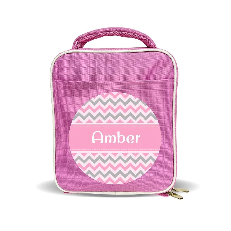 Reusable silicone lunch bags with a snap - lock closure for eco - friendly usersChevron Lunch Bag Reusable silicone lunch bags with a snap - lock closure for eco - friendly usersChevron Lunch Bag