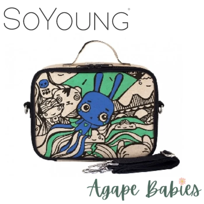 Embroidered lunch bags with floral patterns for a feminine touchSoYoung Lunch Box Bag - Pixopop Flying Stitch Bunny Embroidered lunch bags with floral patterns for a feminine touchSoYoung Lunch Box Bag - Pixopop Flying Stitch Bunny