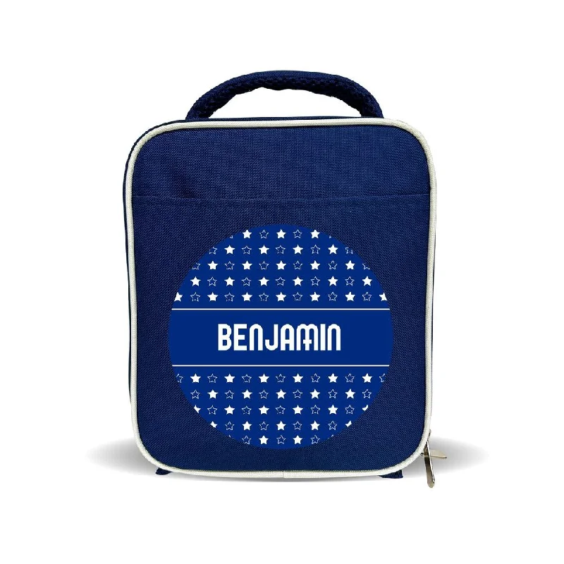 Lunch bags with a personalized monogram for a unique giftStars Lunch Bag