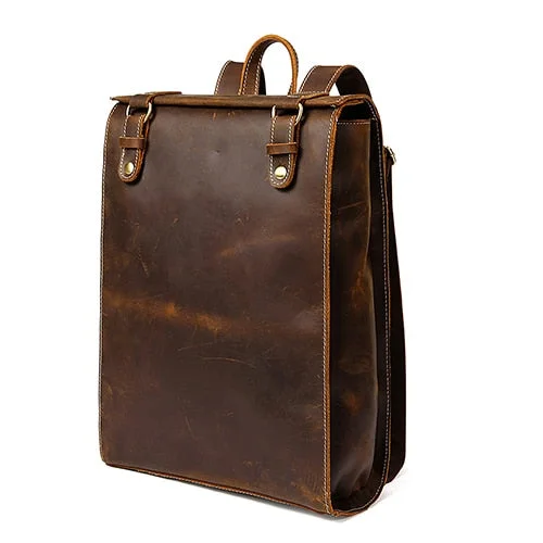Laptop bag with a ventilation system to prevent overheatingThe Leather Case Laptop Backpack Laptop bag with a ventilation system to prevent overheatingThe Leather Case Laptop Backpack