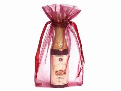 Large - capacity plastic shopping and gift bags with reinforced handles for bulk purchases6x9 Burgundy Sheer Organza Bags -10 pcs Large - capacity plastic shopping and gift bags with reinforced handles for bulk purchases6x9 Burgundy Sheer Organza Bags -10 pcs