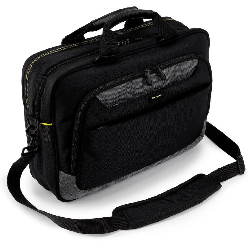 Canvas laptop bag with a detachable shoulder strap for versatilityCity Gear 15.6" Topload Laptop Case - Black Canvas laptop bag with a detachable shoulder strap for versatilityCity Gear 15.6" Topload Laptop Case - Black