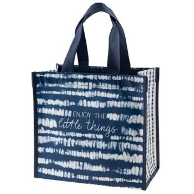 Floral - printed shopping and gift bags with a drawstring top for a feminine lookkarma recycled medium gift bag - blue shibori Floral - printed shopping and gift bags with a drawstring top for a feminine lookkarma recycled medium gift bag - blue shibori