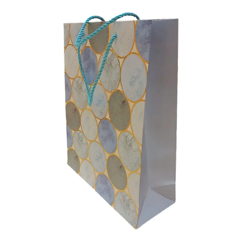 Transparent PVC shopping and gift bags with a decorative ribbon for visibility of contentsGift Bag L (G) Transparent PVC shopping and gift bags with a decorative ribbon for visibility of contentsGift Bag L (G)