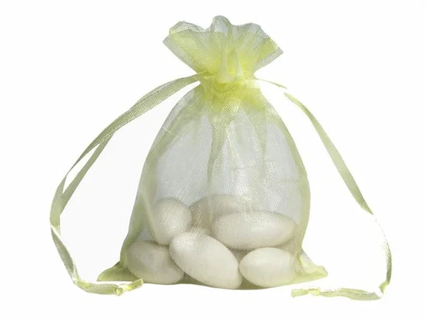 Quilted shopping and gift bags with a soft texture for delicate gifts5x7 Yellow Sheer Organza Bags -10 pcs Quilted shopping and gift bags with a soft texture for delicate gifts5x7 Yellow Sheer Organza Bags -10 pcs