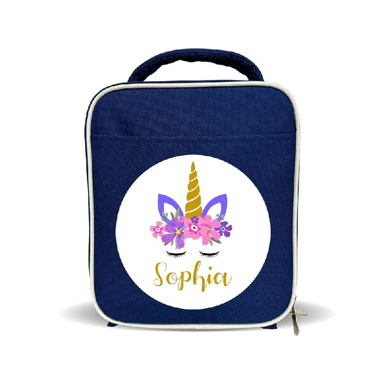 Lunch bags with a separate compartment for drinks and utensilsUnicorn Lunch Bag