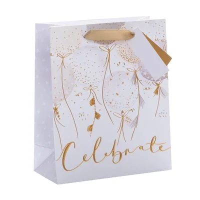 Monogrammed shopping and gift bags with personalized initials for a unique touchGift Bag Medium - Celebrate Monogrammed shopping and gift bags with personalized initials for a unique touchGift Bag Medium - Celebrate
