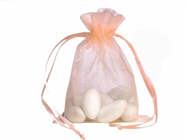 Miniature shopping and gift bags made of satin for small trinkets and jewelry4x6 Peach Sheer Organza Bags -10 pcs Miniature shopping and gift bags made of satin for small trinkets and jewelry4x6 Peach Sheer Organza Bags -10 pcs