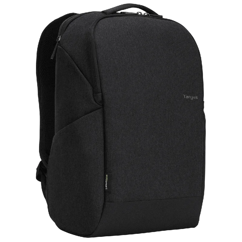Canvas laptop bag with a detachable shoulder strap for versatilityCypress™ EcoSmart® Slim/Compact 15.6" Backpack (Black)