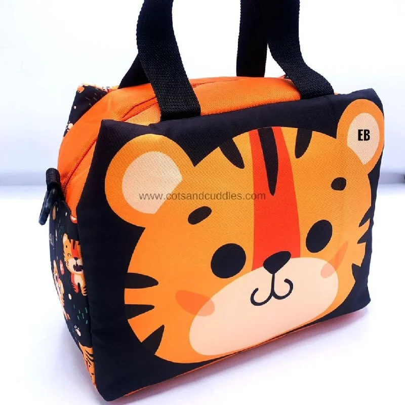 Lunch bags with a separate compartment for drinks and utensilsPremium Quality Baby Animals Printed Large Capacity Mesh Padded Lunch Bag: Spacious, Stylish, and Versatile with Adjustable Strap (Tiger) Lunch bags with a separate compartment for drinks and utensilsPremium Quality Baby Animals Printed Large Capacity Mesh Padded Lunch Bag: Spacious, Stylish, and Versatile with Adjustable Strap (Tiger)