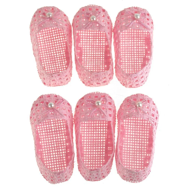 Large - capacity plastic shopping and gift bags with reinforced handles for bulk purchasesMini Woven Favor Bags, Baby Shoes, Pink, 3-Inch, 6-Piece Large - capacity plastic shopping and gift bags with reinforced handles for bulk purchasesMini Woven Favor Bags, Baby Shoes, Pink, 3-Inch, 6-Piece