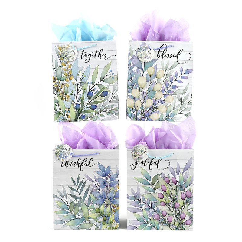 Reusable canvas shopping and gift bags with custom - printed logos for corporate giftsMother'S Day-Extra Large Gathered Greens Printed Bag, 4 Designs Reusable canvas shopping and gift bags with custom - printed logos for corporate giftsMother'S Day-Extra Large Gathered Greens Printed Bag, 4 Designs
