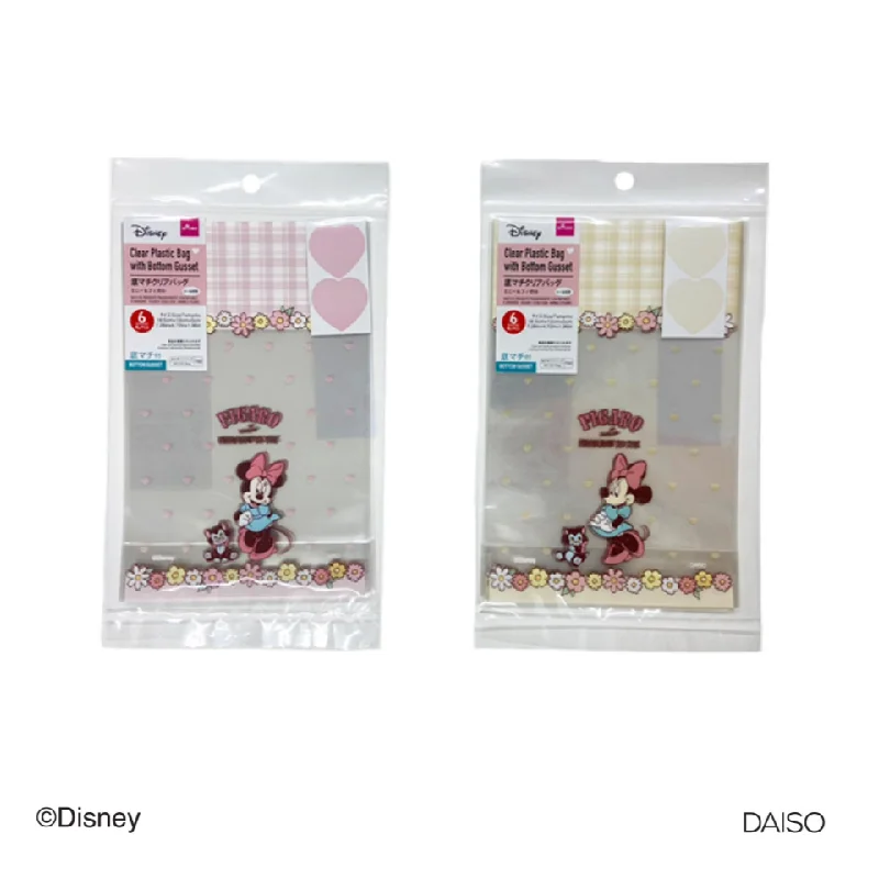 Waterproof nylon shopping and gift bags for outdoor giftsClear Plastic Bag with Bottom Gusset Minnie 18.5cm x 12cm x 5cm Waterproof nylon shopping and gift bags for outdoor giftsClear Plastic Bag with Bottom Gusset Minnie 18.5cm x 12cm x 5cm