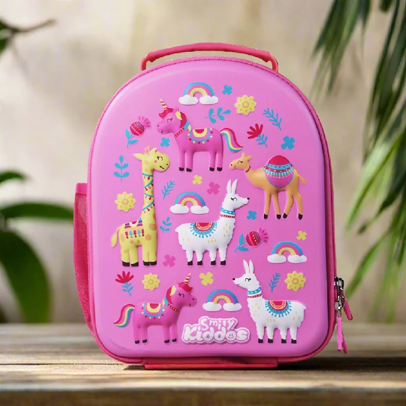 Lunch bags with a removable and washable liner for easy cleaningSmily Kiddos Hartop Eva Lunch Bag V2 Animal Theme Pink Lunch bags with a removable and washable liner for easy cleaningSmily Kiddos Hartop Eva Lunch Bag V2 Animal Theme Pink