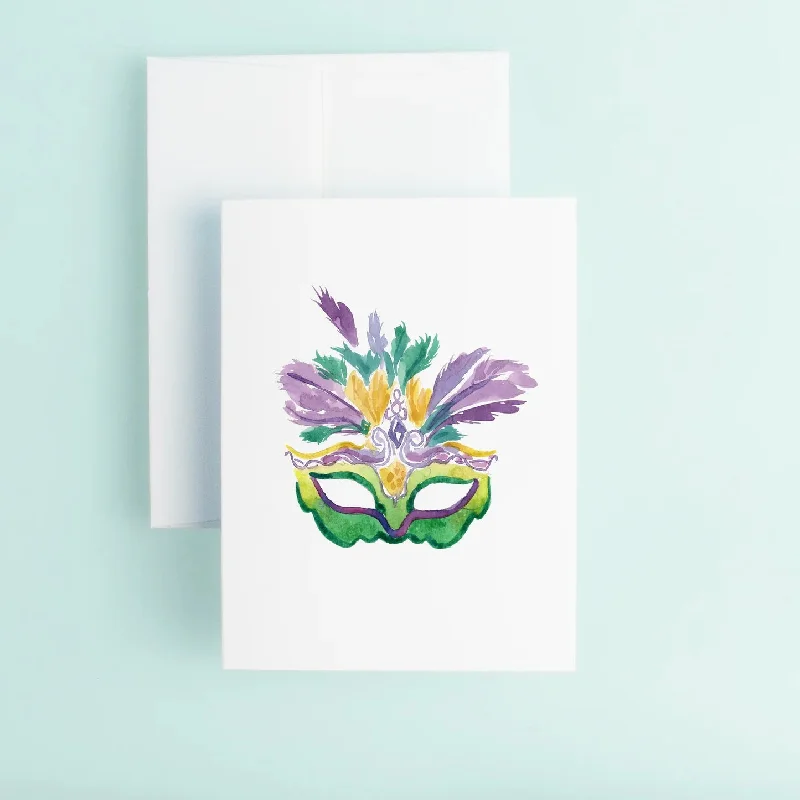 Metallic foil shopping and gift bags with holographic effects for festive occasionsMardi Gras Feather Mask Greeting Card Metallic foil shopping and gift bags with holographic effects for festive occasionsMardi Gras Feather Mask Greeting Card