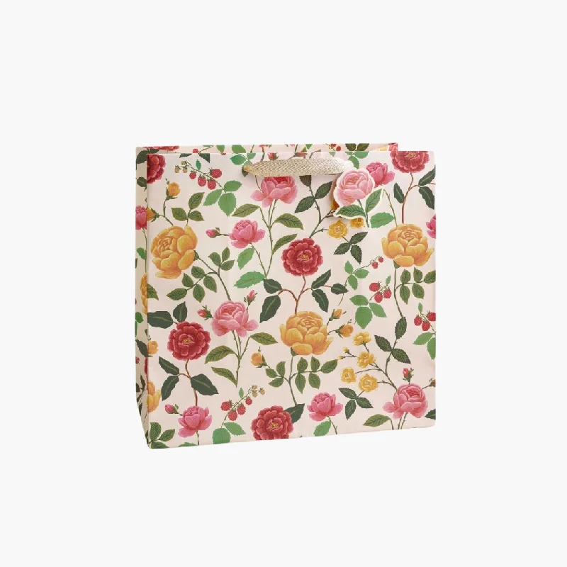 Colorful paper shopping and gift bags with intricate embossed patterns for party favorsRoses Gift Bag (Large) Colorful paper shopping and gift bags with intricate embossed patterns for party favorsRoses Gift Bag (Large)