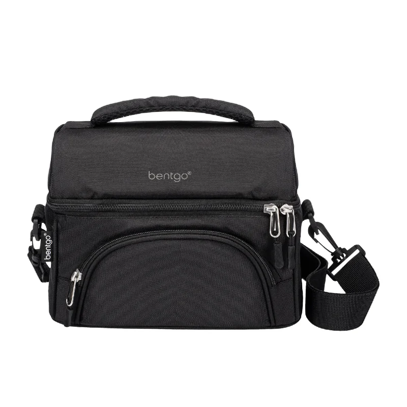 Cute cartoon - printed lunch bags made of polyester for toddlersBentgo Deluxe Lunch Bag Carbon in Black