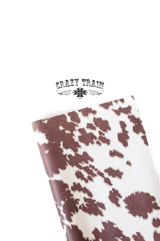 Brown Cowprint