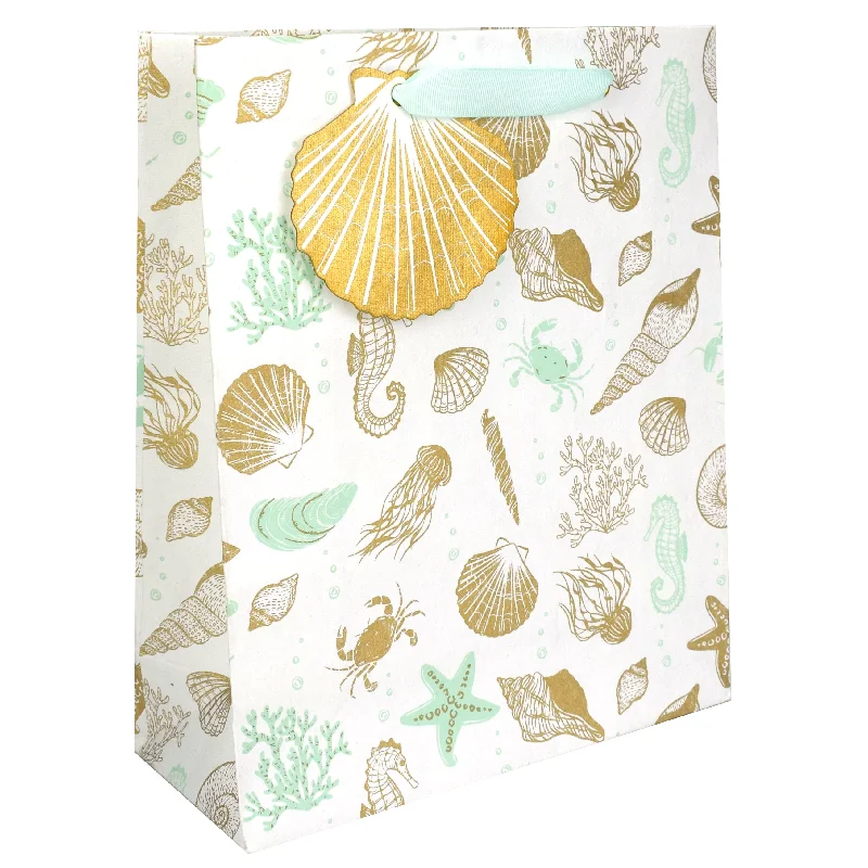 Colorful paper shopping and gift bags with intricate embossed patterns for party favorsUnder Sea Large Gift Bag Colorful paper shopping and gift bags with intricate embossed patterns for party favorsUnder Sea Large Gift Bag